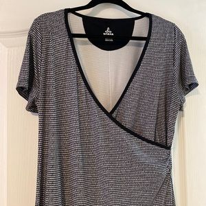 Prana black and white Dress